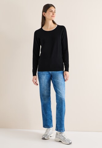CECIL Pullover in Schwarz