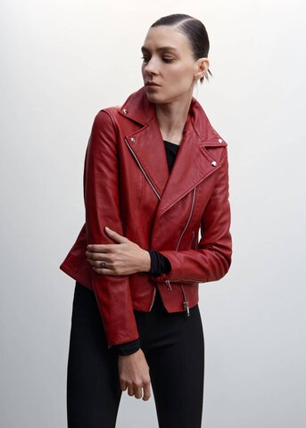 MANGO Between-Season Jacket in Red: front