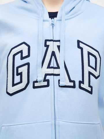GAP Sweat jacket 'HERITAGE' in Blue