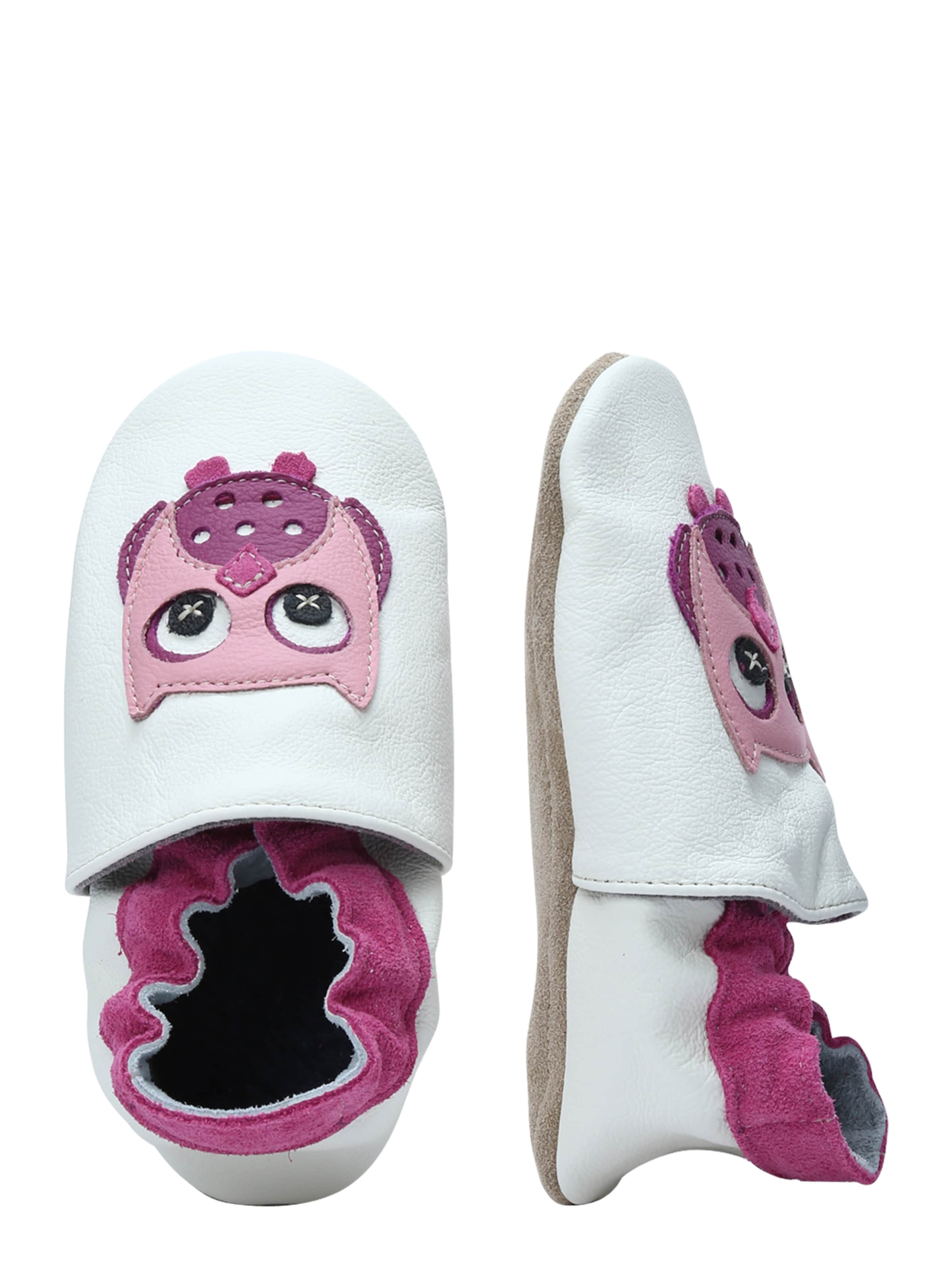 BECK Παντόφλα 'Kleine Eule' σε λευκό