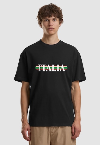 Mister Tee Koszulka 'Italia' w kolorze czarny: przód