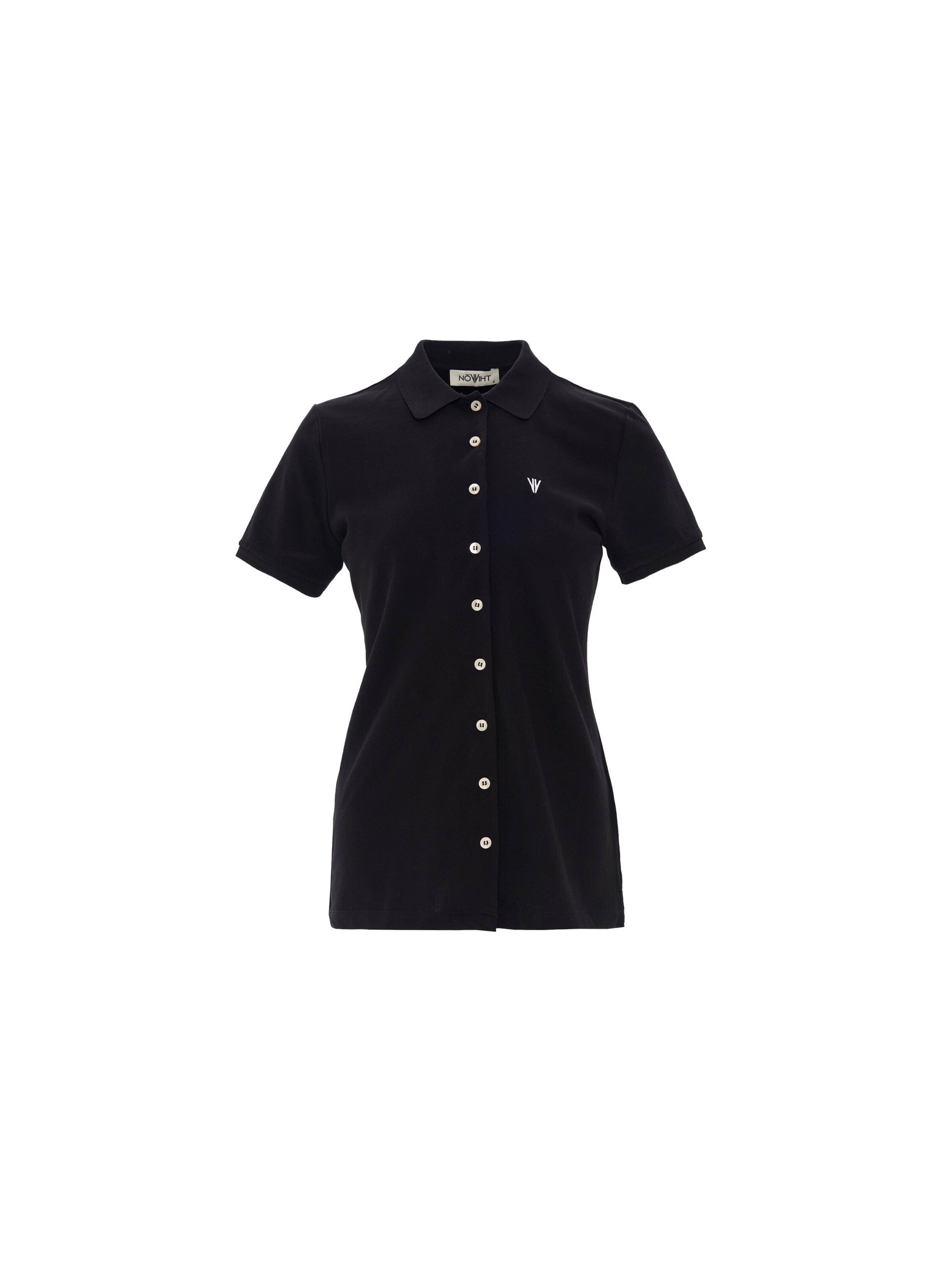 NOWIHT Blouse 'Eugenie' in Black: front