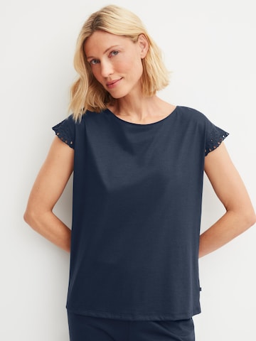 CALIDA Slaapshirt 'Favourites Tiles' in Blauw