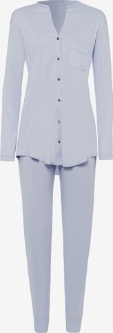 Pyjama ' Pure Essence ' Hanro en bleu : devant