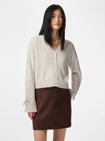 PIECES Cardigan 'PCSMILLA ' i beige: forside