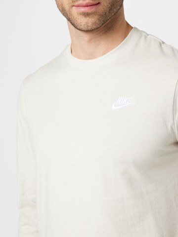 Nike Sportswear Shirt 'Club' in Beige