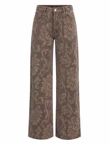 FYS - Barrel Pantalón 'Baroque' en beige: frente
