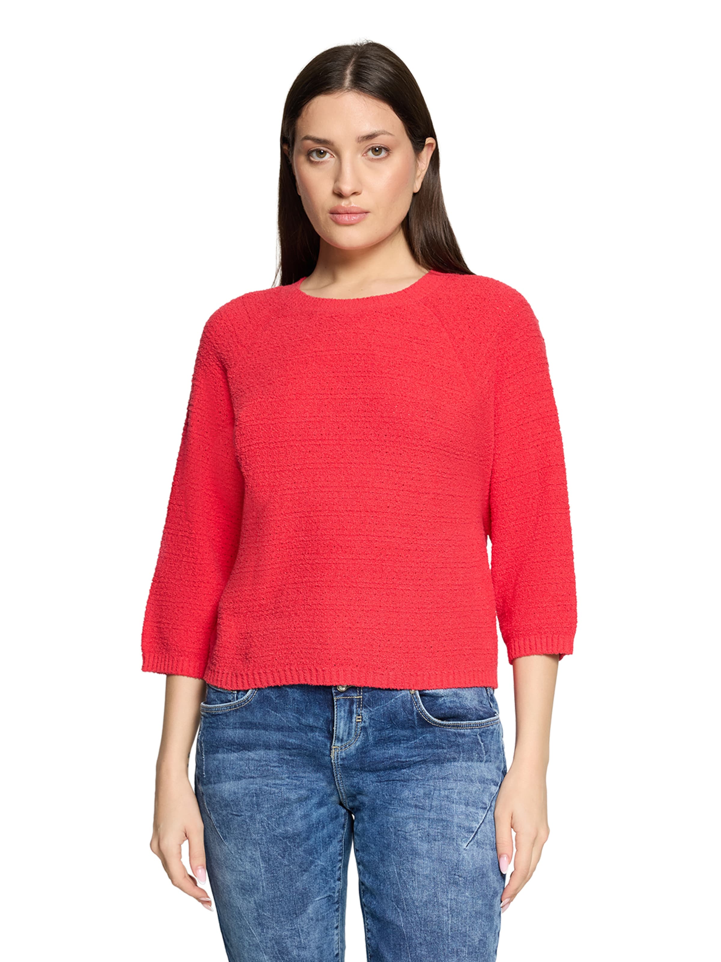 Pull-over Cartoon en rouge : devant