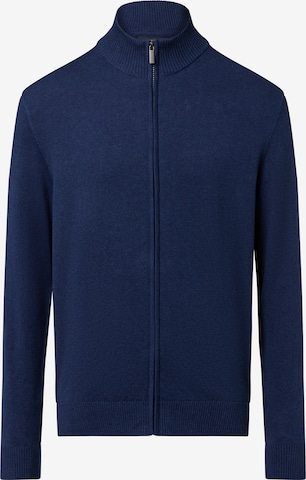Vestes en maille Nils Sundström en bleu : devant