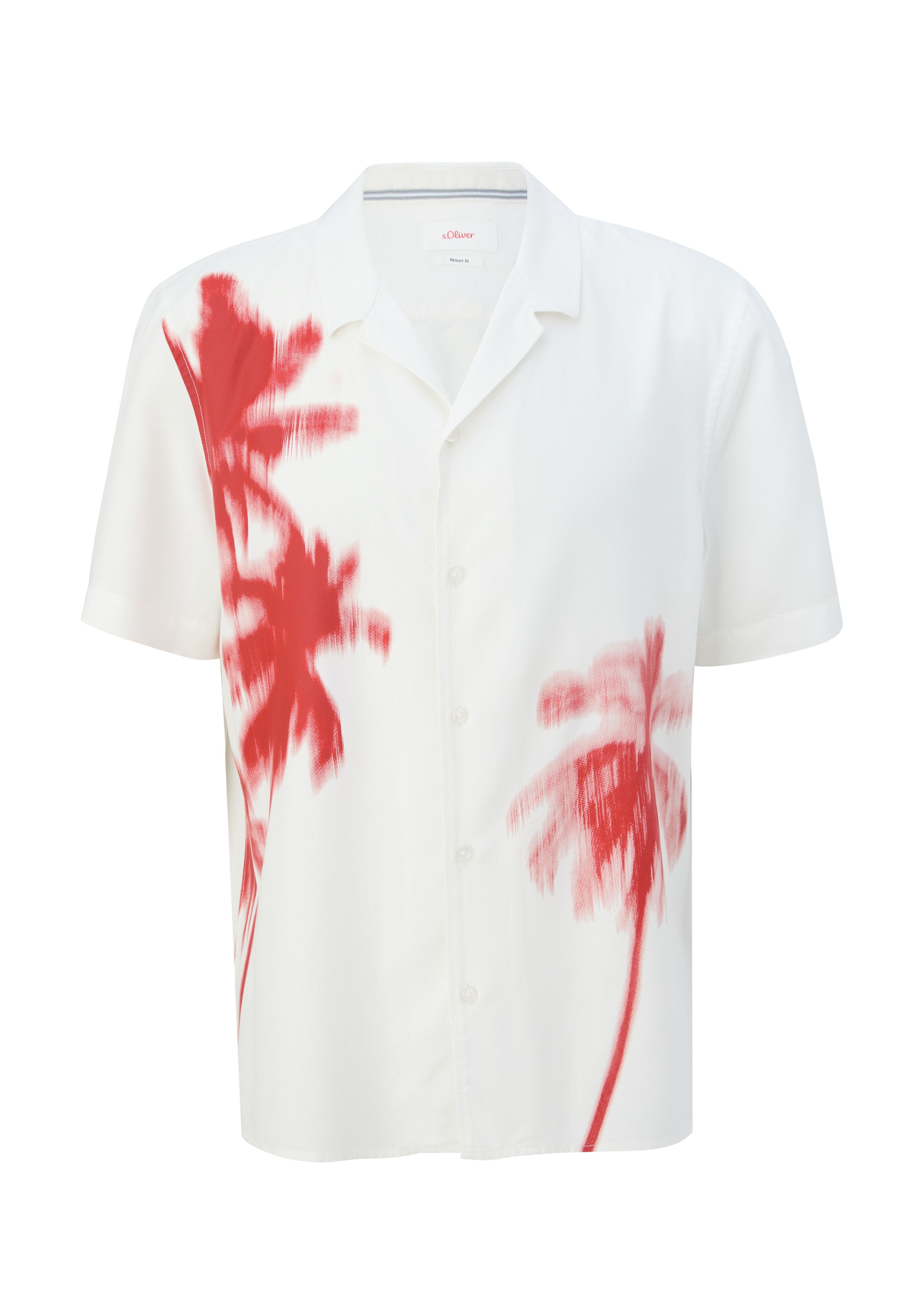 Fit confort Chemise s.Oliver en blanc : devant