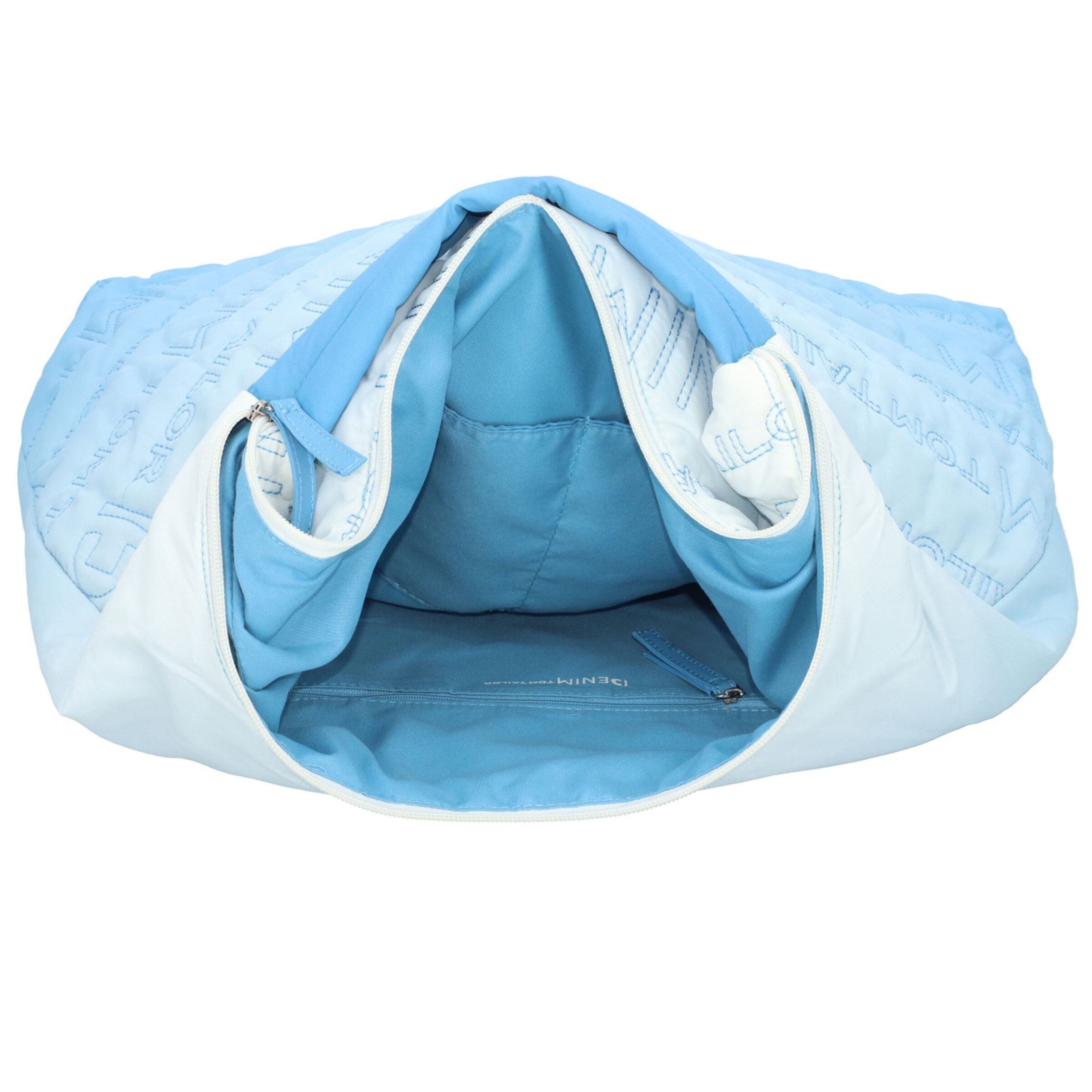 TOM TAILOR DENIM Shopper 'Lexa' in Blauw