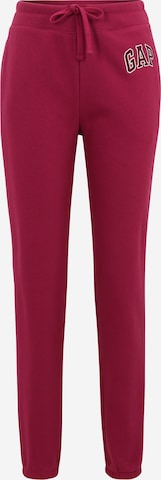 Effilé Pantalon Gap Tall en rouge : devant