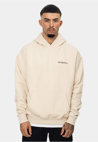 Dropsize - Sudadera 'Circle' en beige: frente