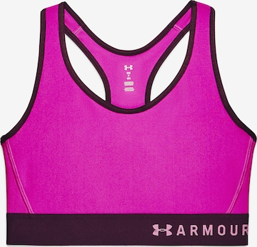 UNDER ARMOUR Bustier Sport bh in Roze: voorkant