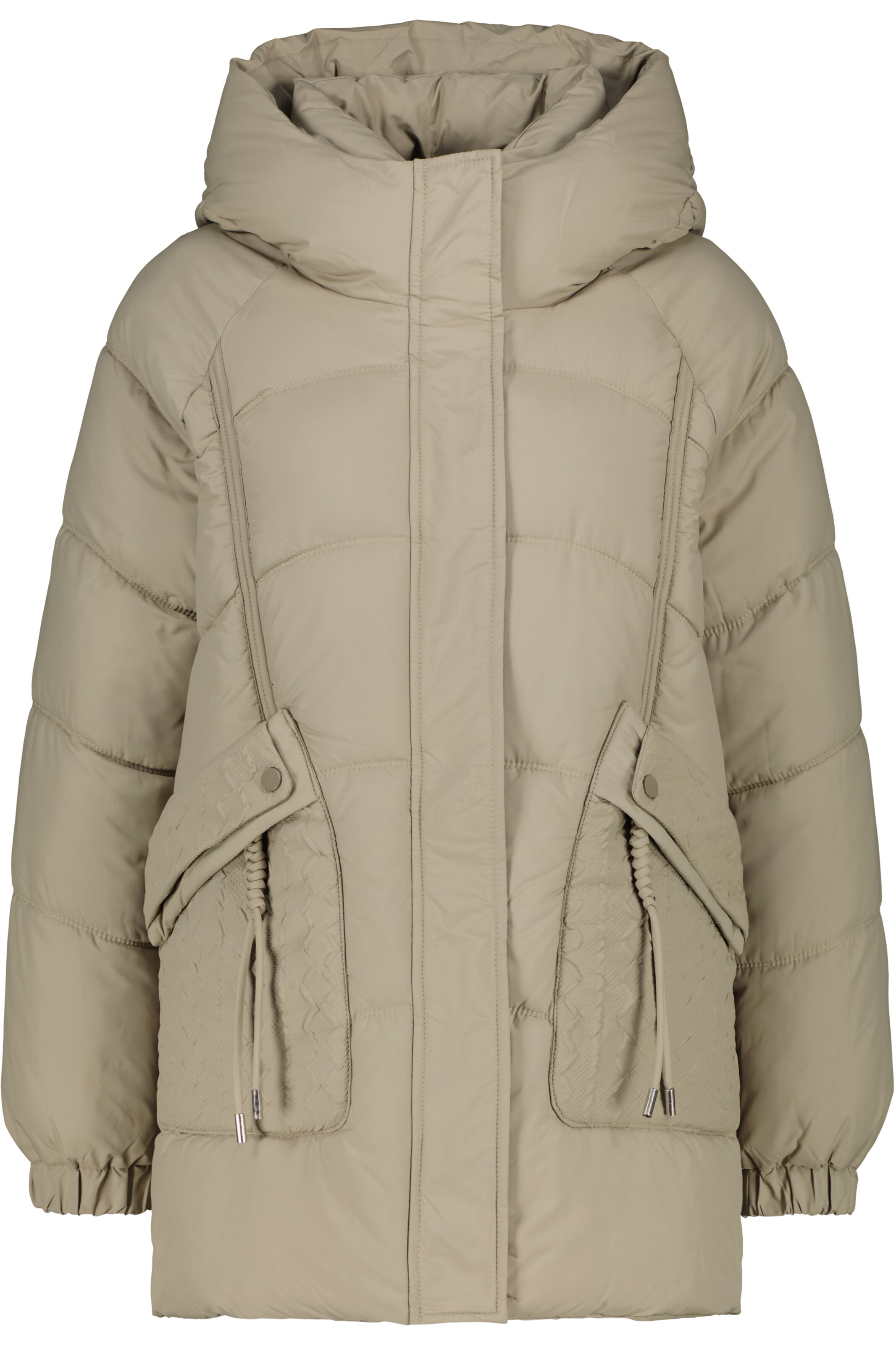 alife & kickin Winterjas 'GlorianaAK' in Beige: voorkant