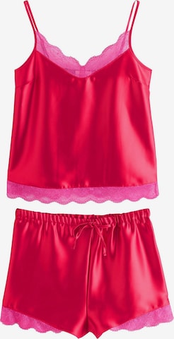 Next Pyjama värissä punainen: etupuoli