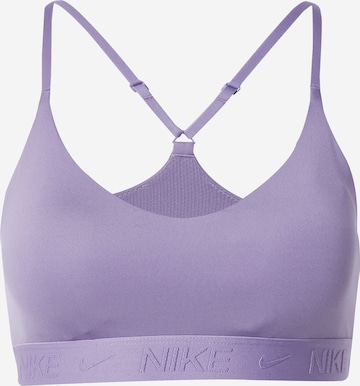 NIKE Bustier Sportmelltartók 'INDY' - lila: elől