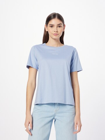 mėlyna Calvin Klein Marškinėliai: priekis