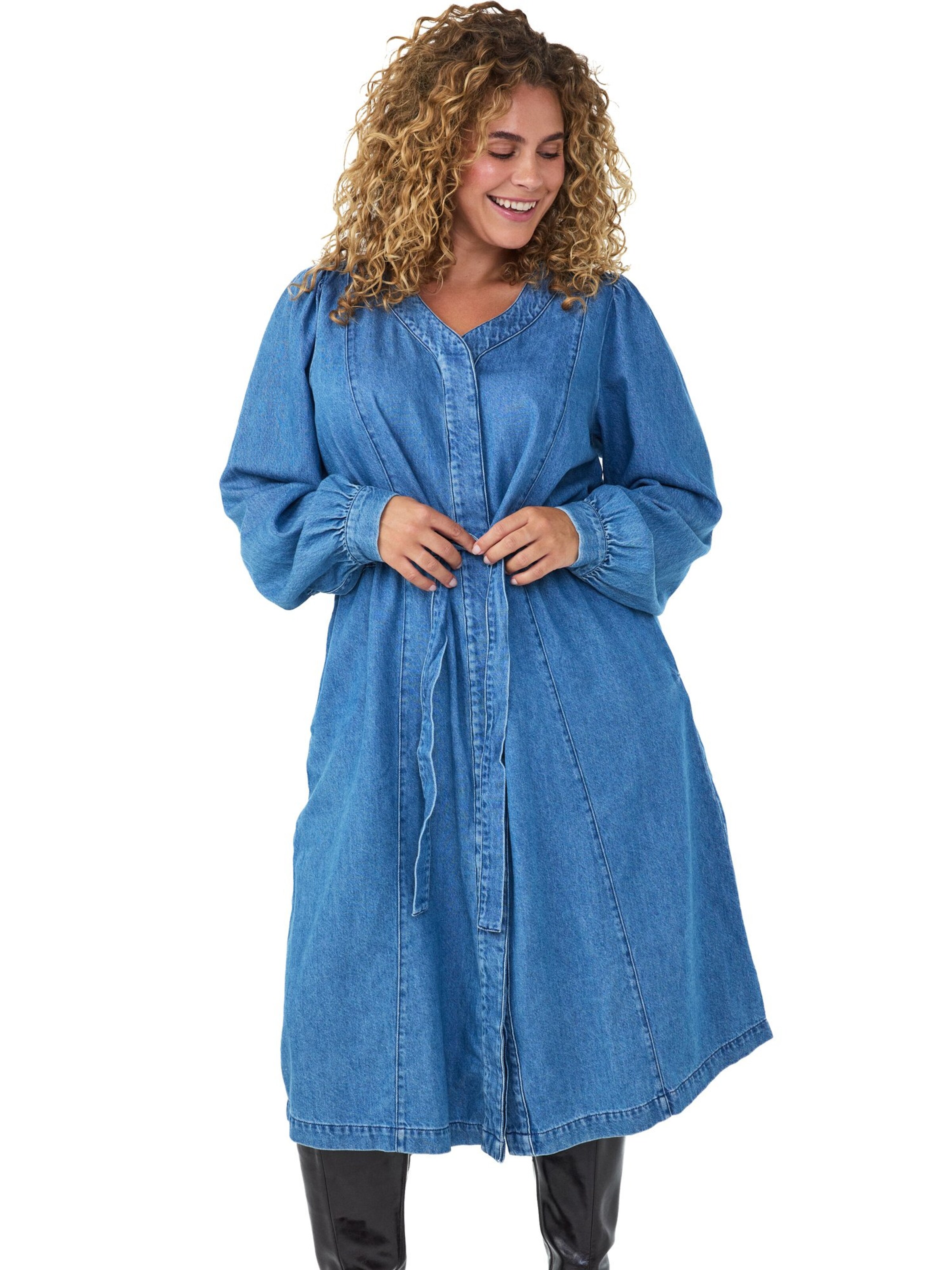 Zizzi Dress 'JENNA' in Blue