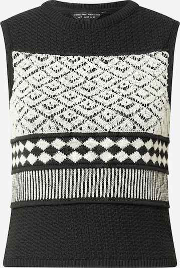 Dorothy Perkins Tops en tricot en noir / blanc, Vue avec produit