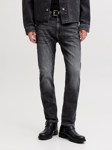 Coupe slim Jean 'JJICLARK JJVINTAGE' JACK & JONES en noir : devant