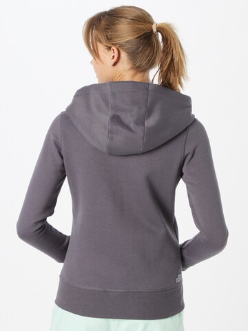 BIDI BADU Athletic Zip-Up Hoodie 'Moana' in Grey