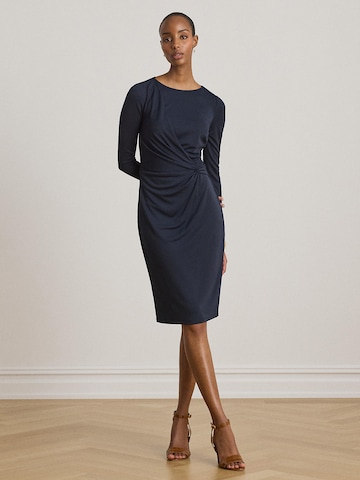 Robe fourreau Lauren Ralph Lauren en bleu : devant