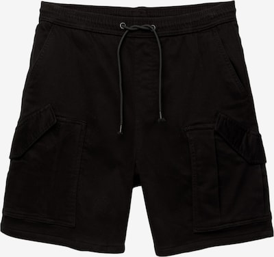 Pull&Bear Bojówki w kolorze czarnym, Podgląd produktu