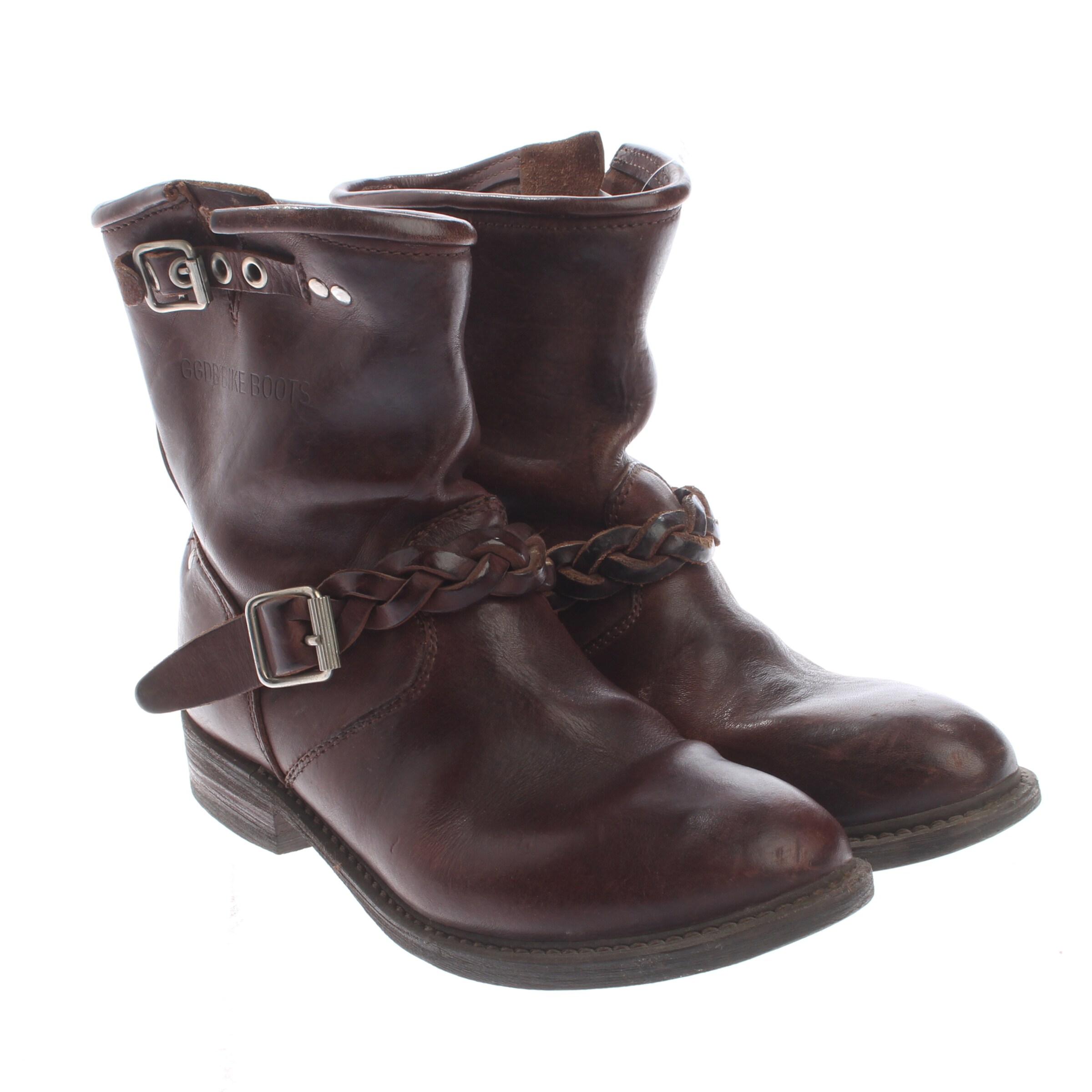 Golden Goose Dress Boots in 37 in Brown: front