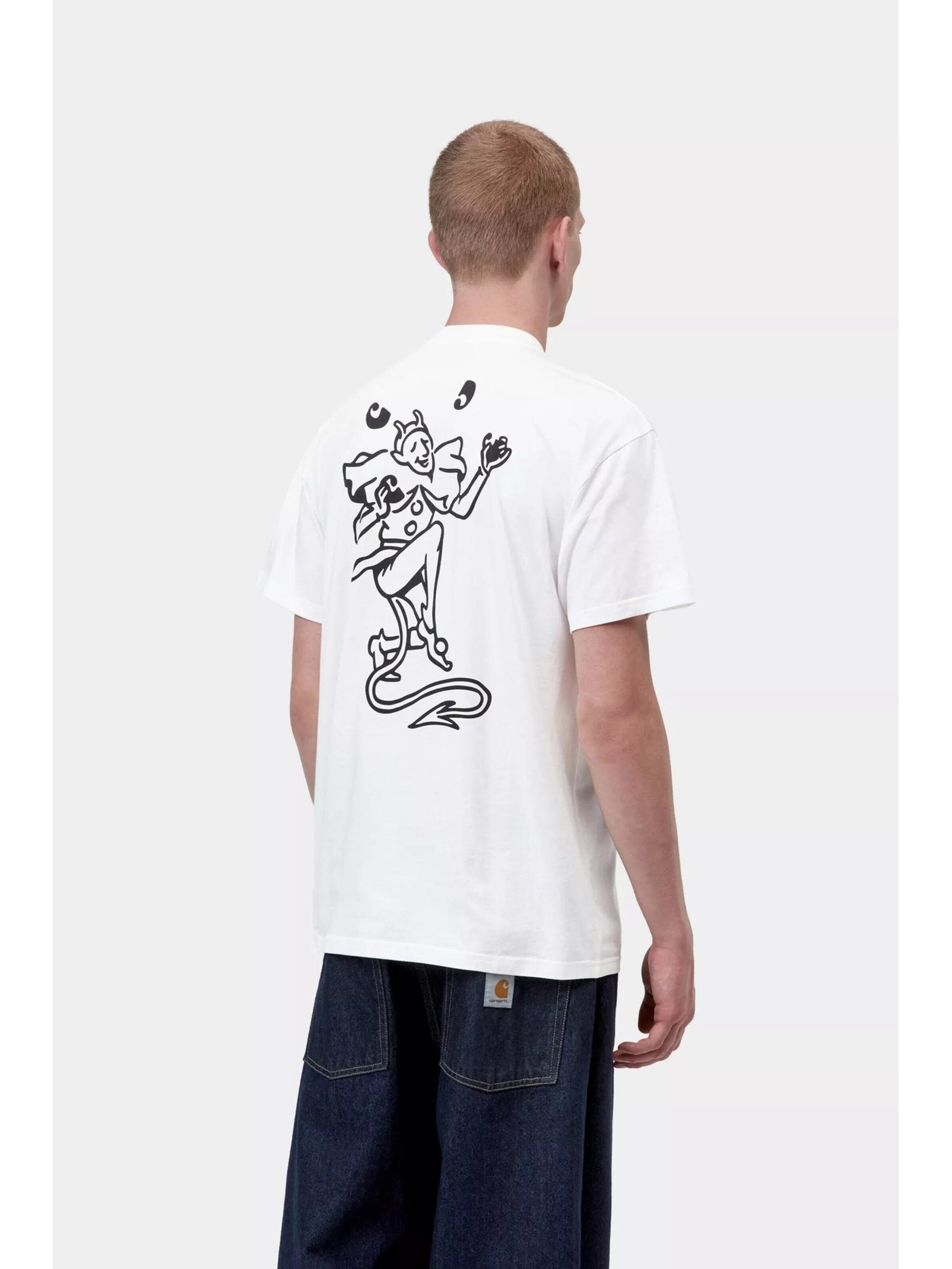 Maglietta 'S/S PLAYING CARDS T-SHIRT WHITE' di Carhartt WIP in bianco