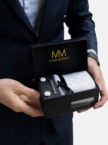 Massi Morino Tie in White