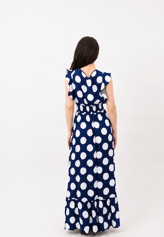 Elara Dress in Blue