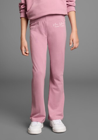 H.I.S EM Boot cut Pants in Pink
