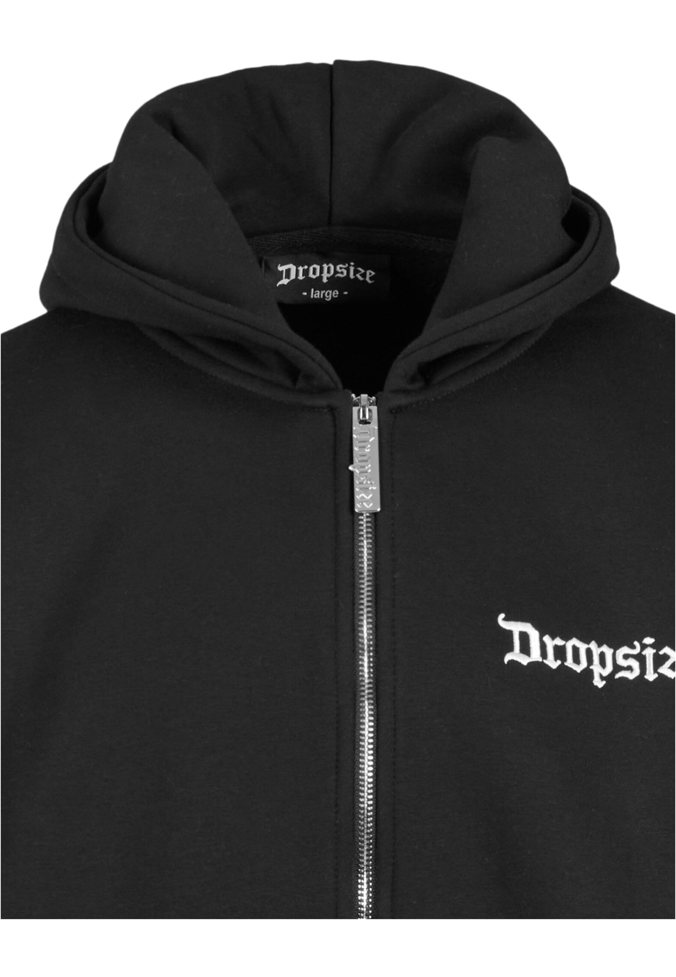 Dropsize Sweat jacket in Black