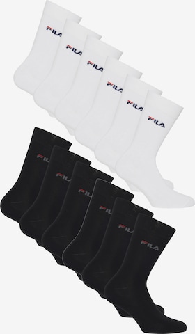 FILA Socken in Schwarz: Vorderseite