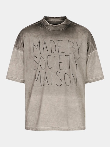 Maglietta 'BRUT SILLAGE T-shirt - T17529' di Made By Society in grigio