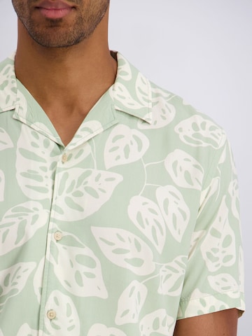 PIERRE CARDIN Regular fit Button Up Shirt in Green