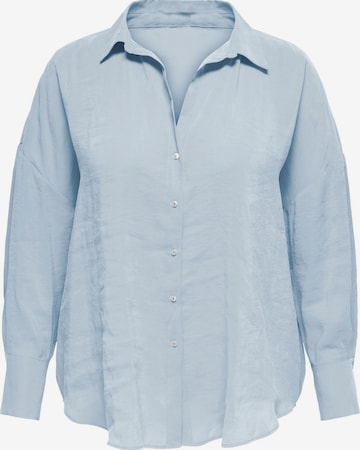 Camicia da donna 'CARZazima' di ONLY Carmakoma in blu: frontale
