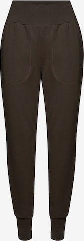 ESPRIT Tapered Workout Pants in Green: front