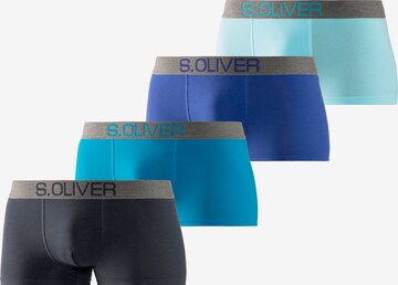 s.Oliver Boxershorts 'Hipster' in Blauw: voorkant