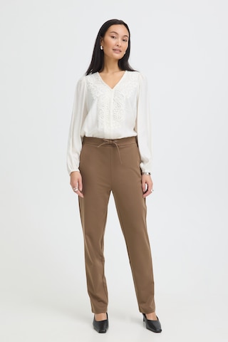 Fransa Regular Hose 'BLAZER ' in Braun