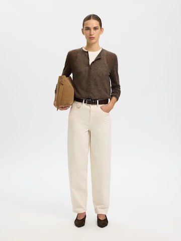 SELECTED - Cárdigan 'SLFSHIRLEY' en marrón