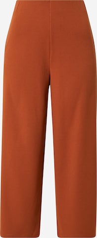 TOM TAILOR DENIM Wide leg Pants in Brown: front