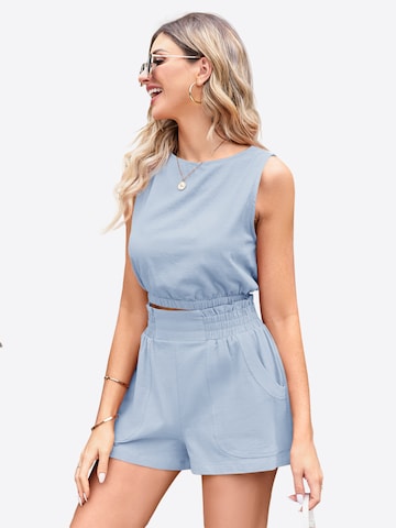 Costum cu pantaloni de la Imily Bela pe albastru