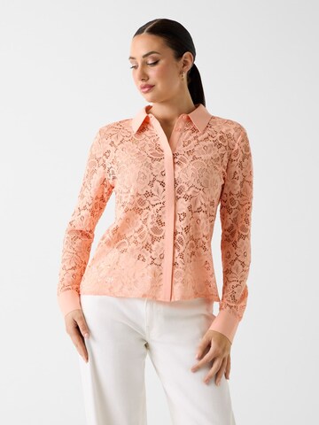 MARCIANO LOS ANGELES Blouse in Orange: front