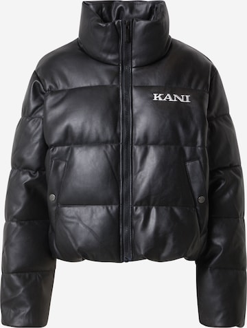 Karl Kani Winter Jacket in Black: front