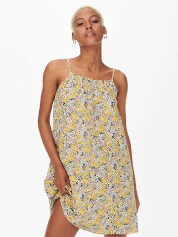 Robe ONLY en jaune : devant
