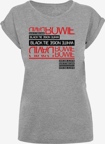 T-shirt 'David Bowie' F4NT4STIC en gris : devant