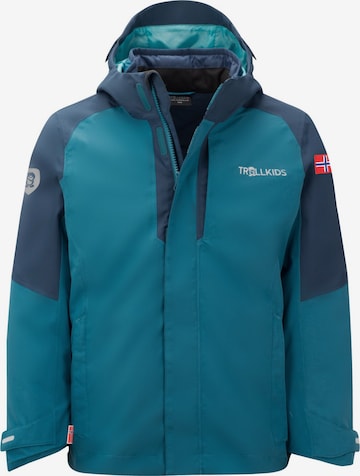 TROLLKIDS Outdoor jacket in Blue: front