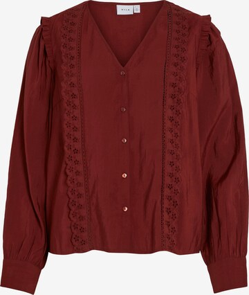 VILA - Blusa 'Minty' en rojo: frente